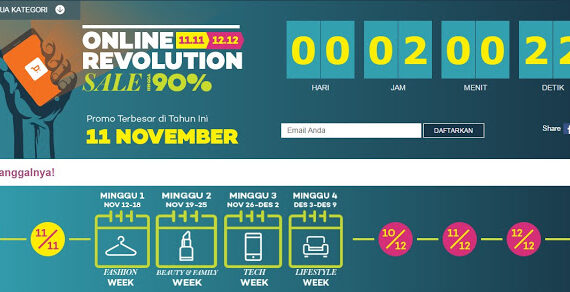 Semarakkan Hari Belanja Online Nasional, Lazada Menggelar Program Online Revolution