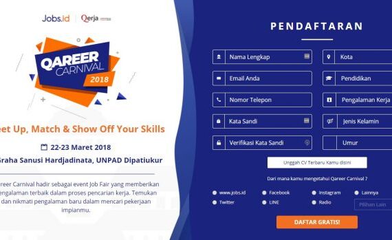 Qareer Carnival 2018, Bursa Lowongan Kerja Dengan Sistem Paperless di Bandung