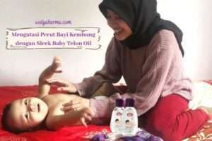 Mengatasi Perut Bayi Kembung dengan Sleek Baby Telon Oil