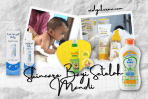 skincare bayi setelah mandi