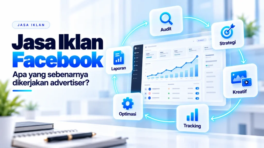 Ilustrasi pekerjaan jasa iklan Facebook untuk UMKM