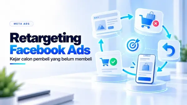 Ilustrasi retargeting Facebook Ads untuk calon pembeli